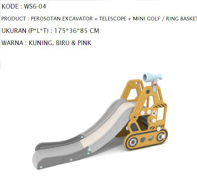Perosotan Excavator + Telescope Kuning Box @1
