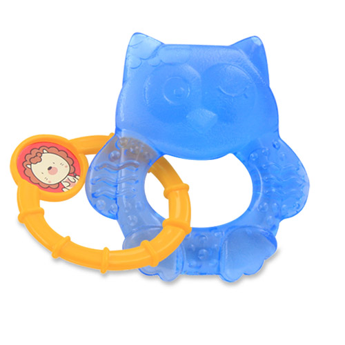 Bunny Owl Water Filled Teether With Ring
