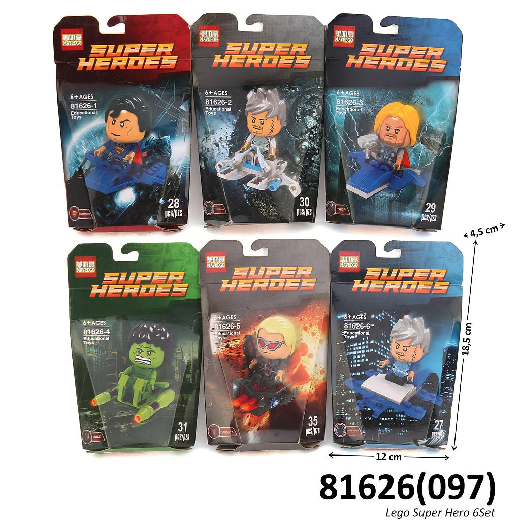 (ONLINE) Mini Block Avengers Pesawat Super Hero Maylego Box @1