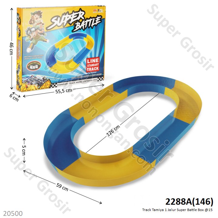 Track Tamiya 1 Jalur Super Battle Box @15