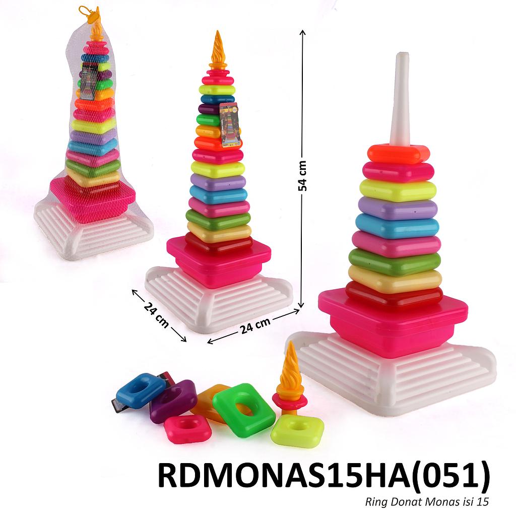 Ring Donat 15 Ring Kepala Monas Jala @30