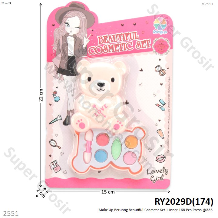 Make Up Karakter Dream Fashion 1 Inner 168 Pcs Press @336