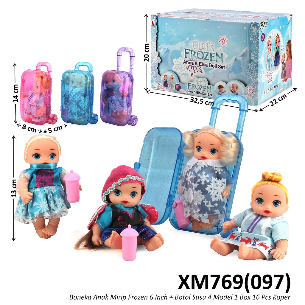 Boneka Frozen Koper 5 Inch + Acc Olaf's Frozen Adventure 1 Box 16 Pcs Box Window @96