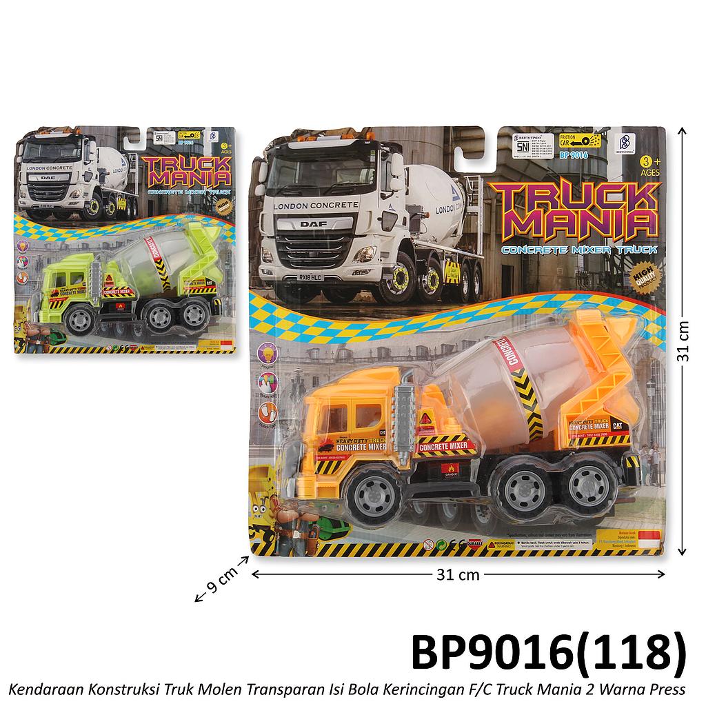 Truk Molen Tronton Transparan Isi Bola Kerincingan F/C Truck Mania Press @36
