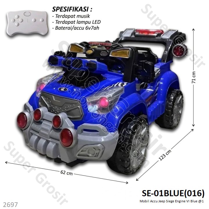 Mobil Aki Jeep Siege Engine VI Blue @1