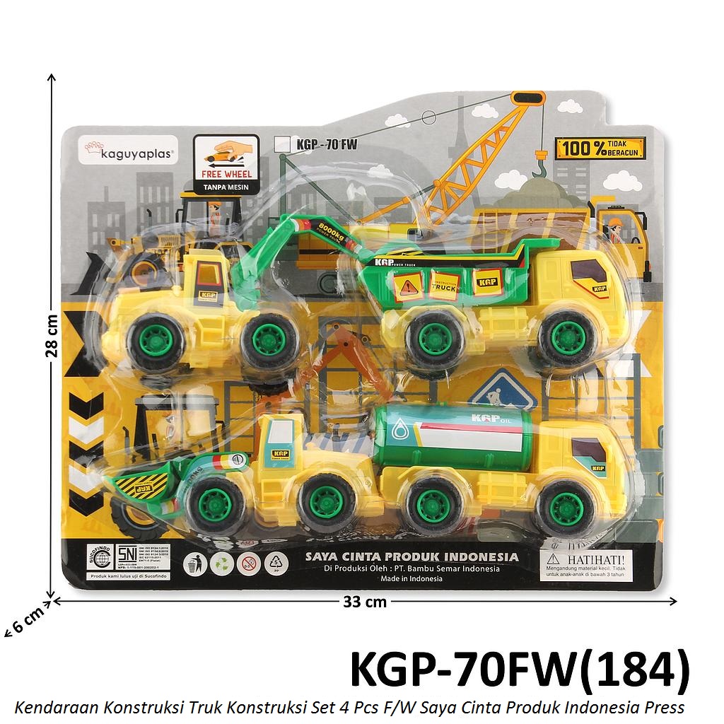 Truk Konstruksi 4 Pcs F/W Saya Cinta Produk Indonesia Press @72