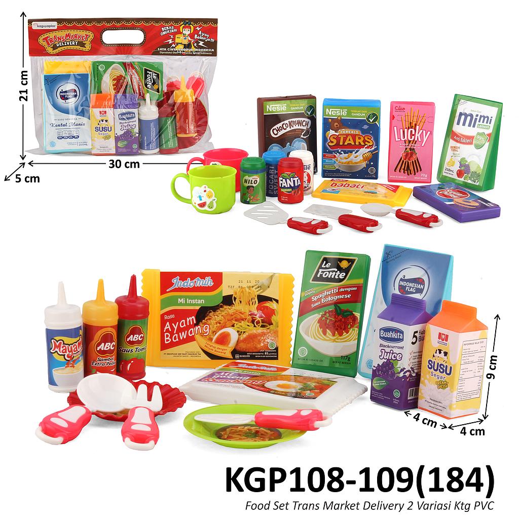 Supermarket Set Belanjaan Trans Market Delivery 2 Variasi Ktg PVC @72