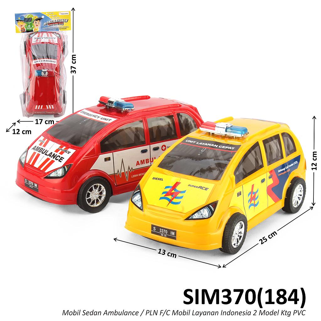 Mobil Ambulance / PLN F/C Mobil Layanan Indonesia 2 Model Ktg PVC @60