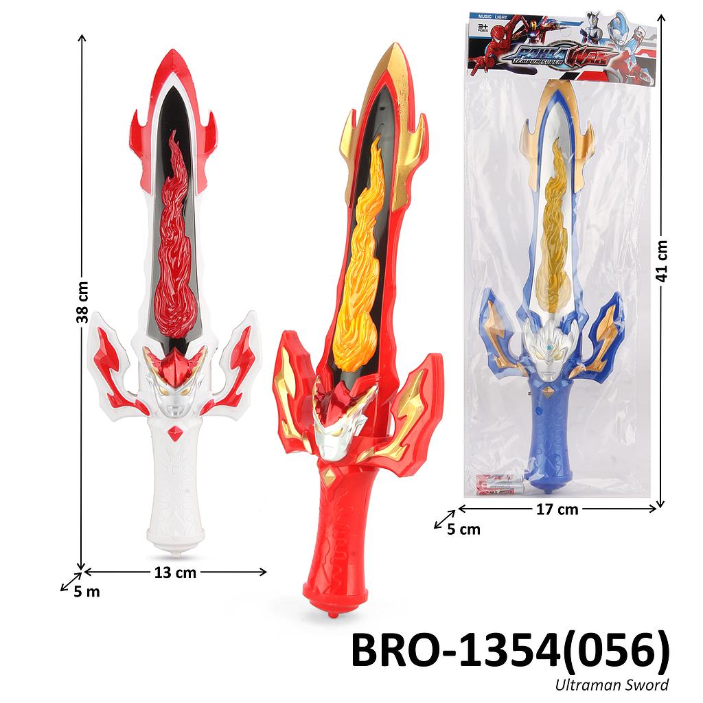 Pedang Ultraman 38 cm B/O Suara Lampu Pahlawan 1 Inner 60 Pcs Ktg Opp @120