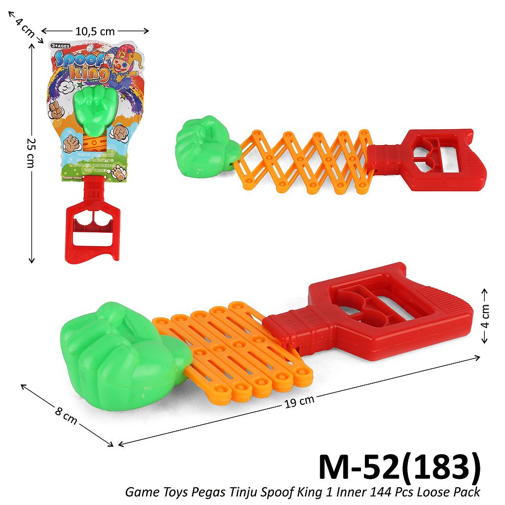 Mainan Pegas Tinju Spoof King 1 Inner 144 Pcs Loose Pack @288