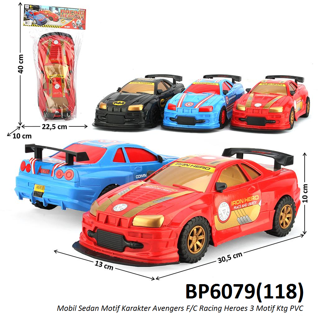Mobil Avengers F/C Racing Heroes Ktg PVC @60