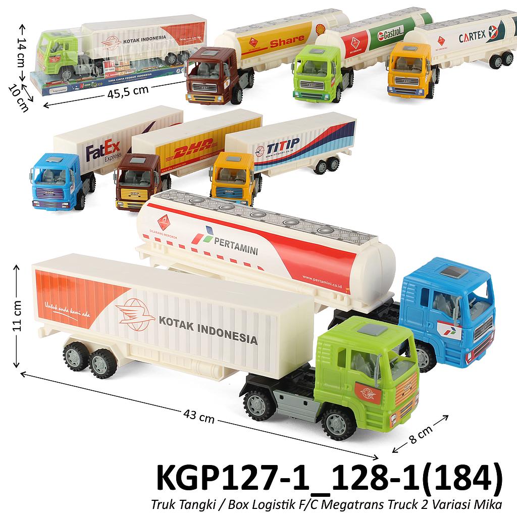 Truk Trailer (Kontainer / Tangki) 44 cm F/C Megatrans Truck Box Mika @50