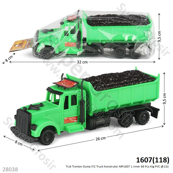 Truk Konstruksi Truk Dump Tronton F/C Truck Construction MP1607 1 Inner 66 Pcs Ktg PVC @132