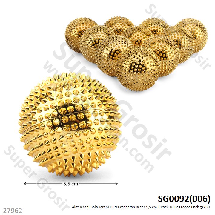 Alat Pijat Bola Duri Terapi 5,5 cm 1 Pack 10 Pcs 00739L Loose Pack @250