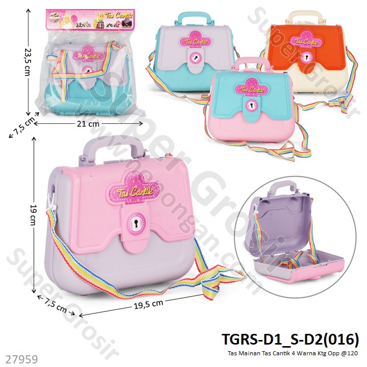 Tas Mainan Tas Cantik 4 Warna Ktg Opp @120