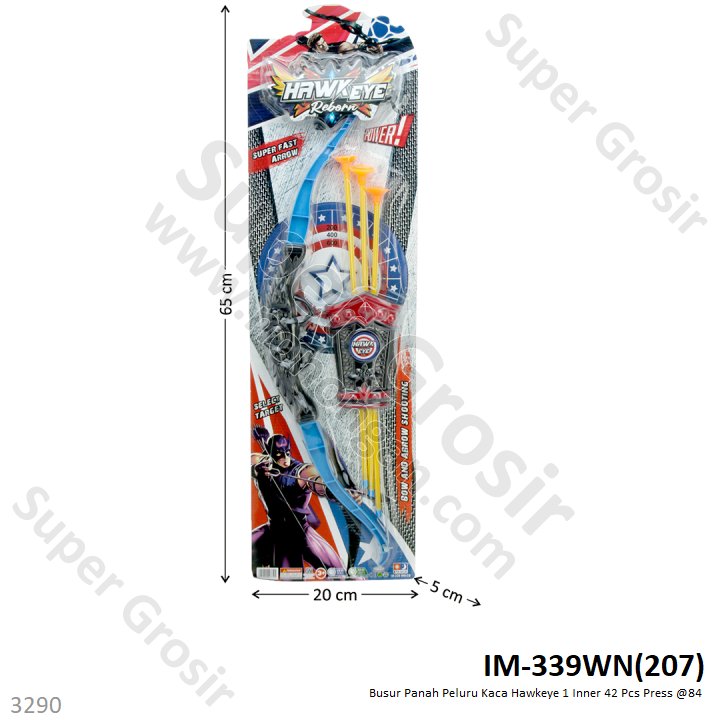 Busur Panah Hawkeye 1 Inner 42 Pcs Press @84