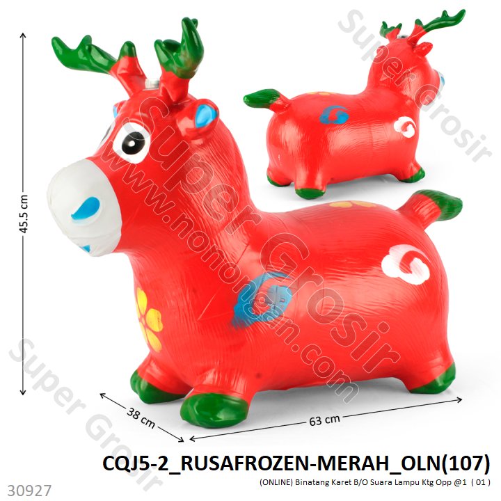 Binatang Karet B/O Suara Lampu Ktg Opp @30