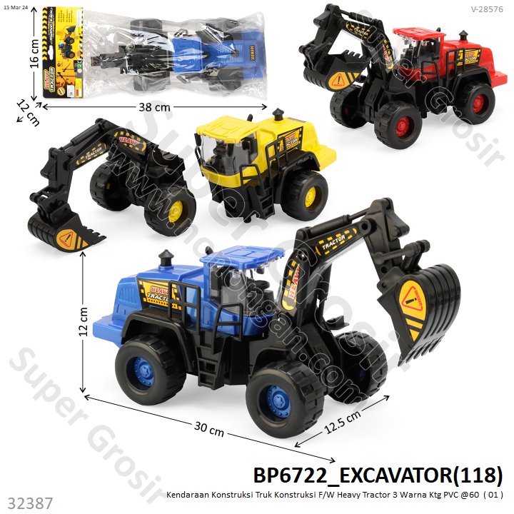 Truk Konstruksi F/W Heavy Tractor Ktg PVC @60