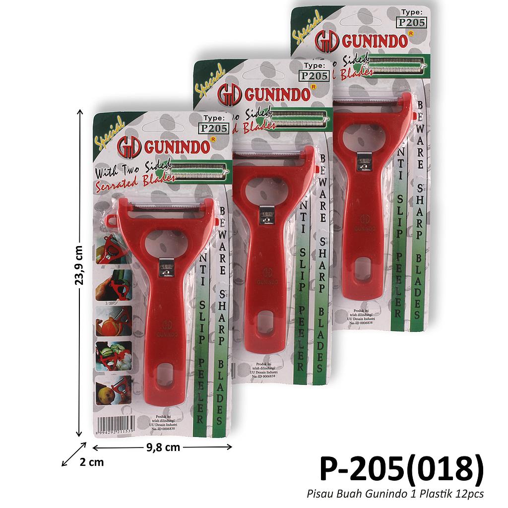 Pisau Pengupas Buah 15 cm Gunindo 1 Pack 12 Pcs Press @240