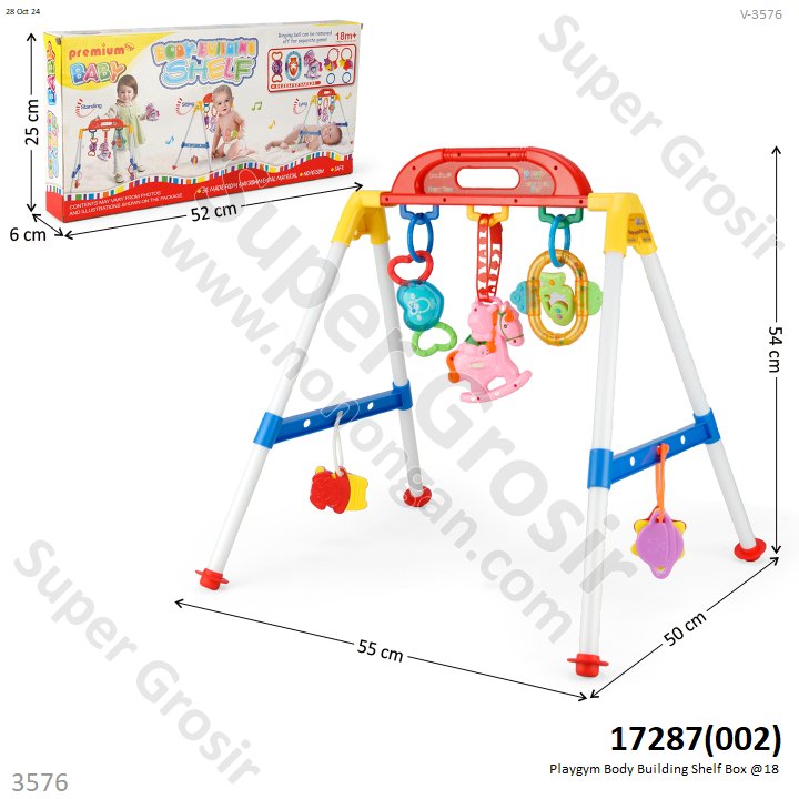 Playgym Body Building Shelf Box @18