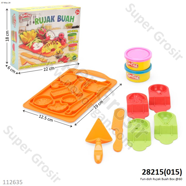 Fun-Doh Rujak Buah Box @60