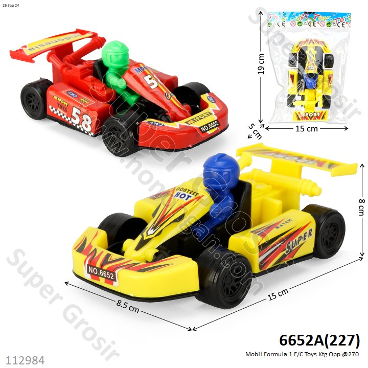 Mobil Balap Formula 1 F/C Toys Ktg Opp @270