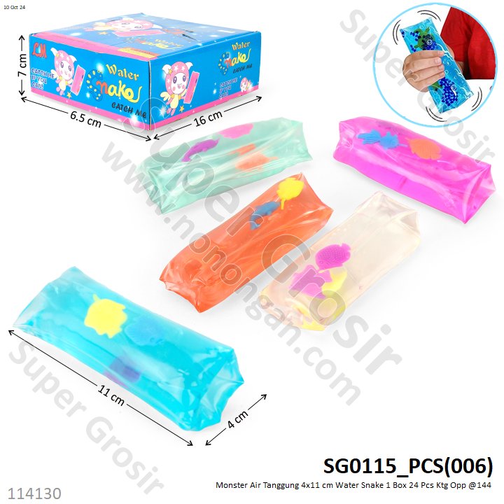 Monster Air Tanggung 4x11 cm Water Snake 1 Box 24 Pcs Ktg Opp @192