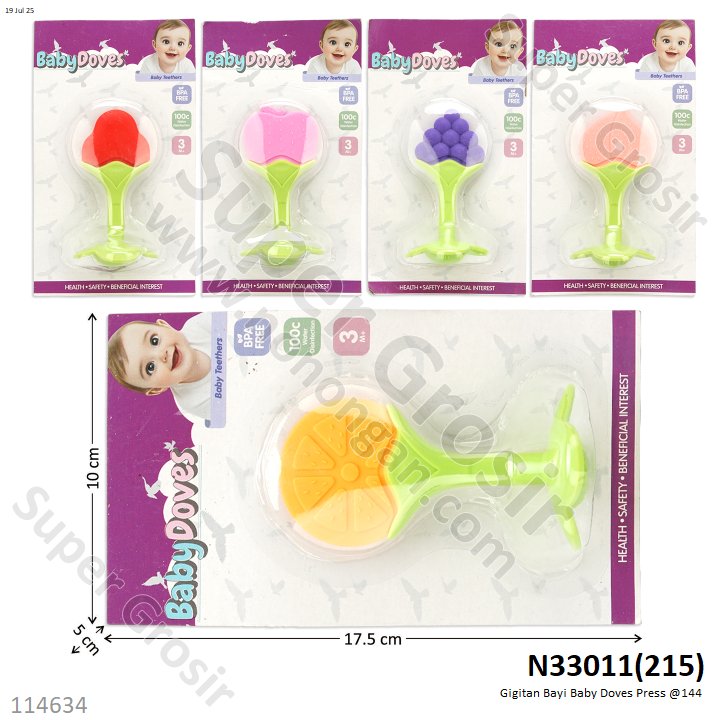 Gigitan Bayi Baby Doves Press @144