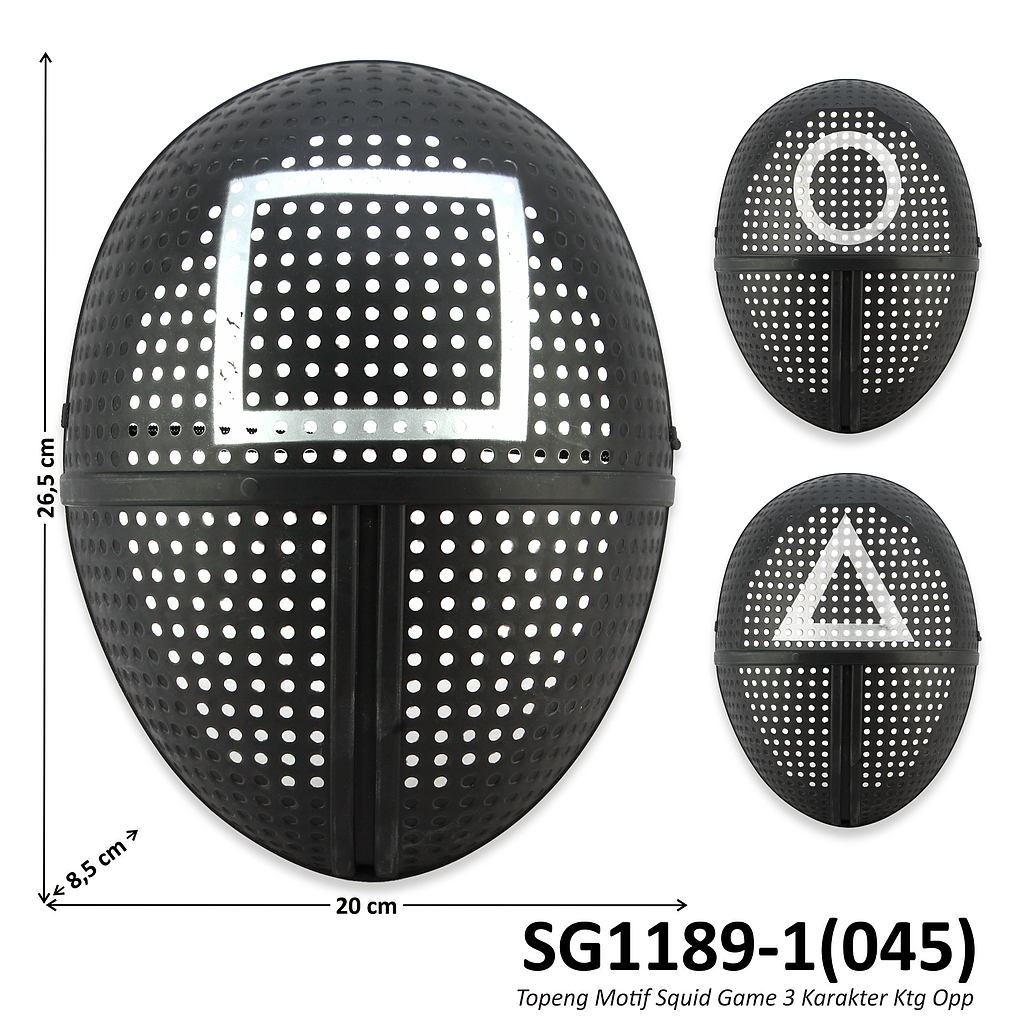 (ONLINE) Topeng Squid Game Ktg Opp @1