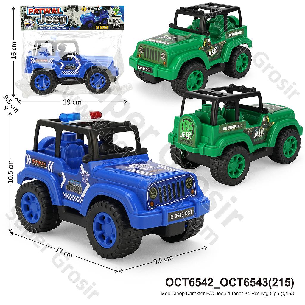 Mobil Jeep Karakter F/C Jeep 1 Inner 84 Pcs Ktg Opp @168
