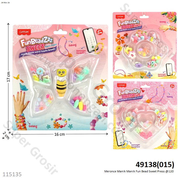 Meronce Manik Manik Fun Bead Sweet Press @120