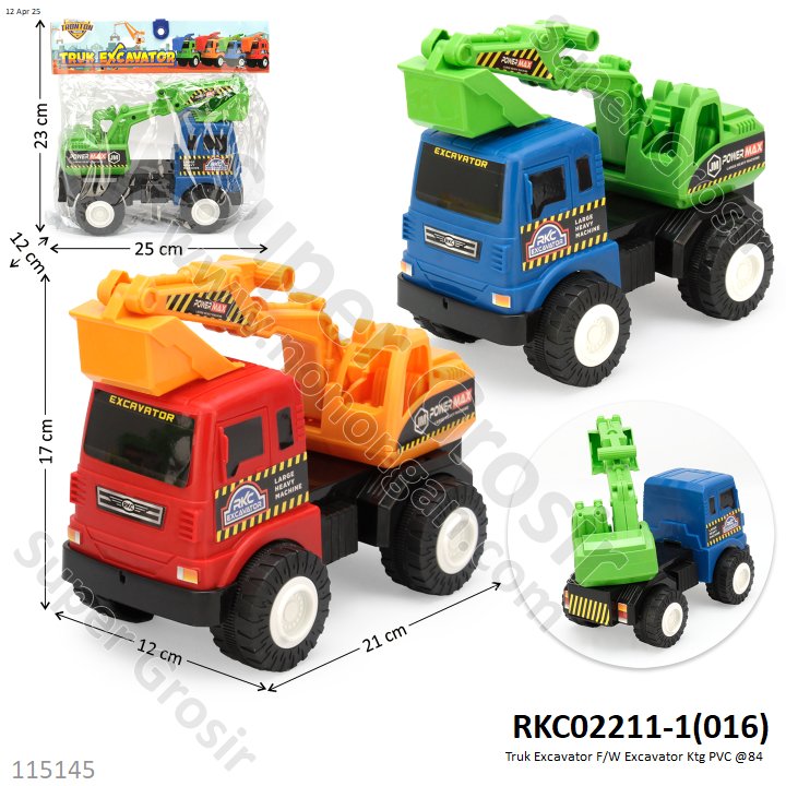 Truk Excavator F/W Excavator Ktg PVC @84 