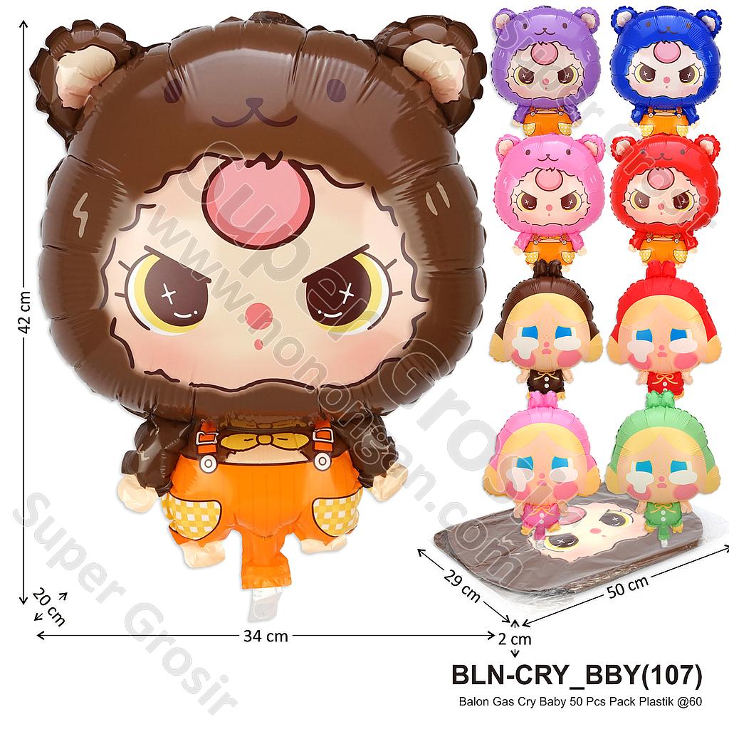 Balon Gas Cry Baby 50 Pcs Pack Plastik @60