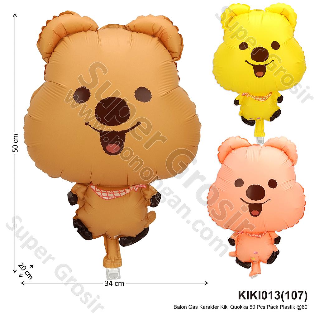 Balon Gas Kiki Quokka 50 Pcs Pack Plastik @60