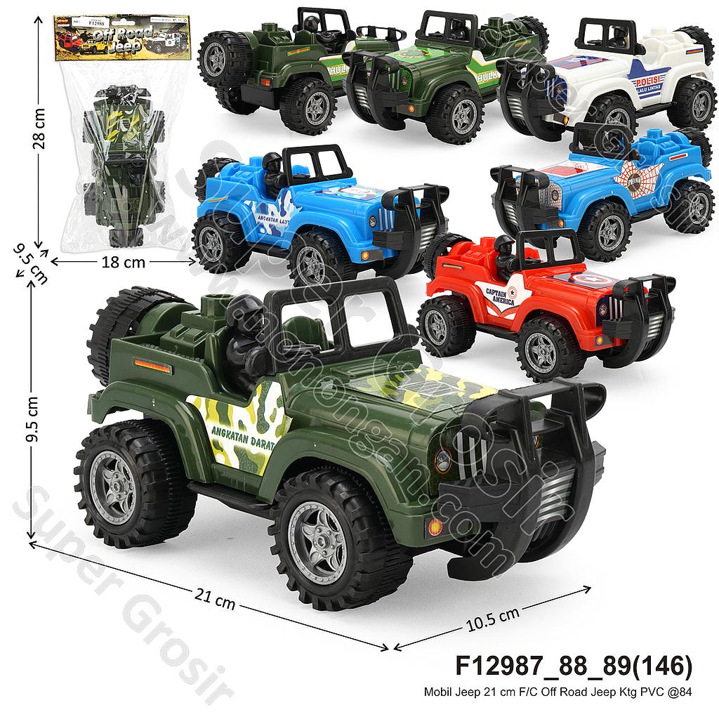 Mobil Jeep 21 cm F/C Off Road Jeep Ktg PVC @84