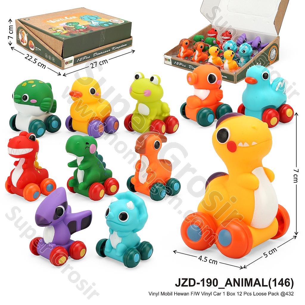 Mobil Hewan Vinyl F/W Vinyl Car 1 Box 12 Pcs Loose Pack @432