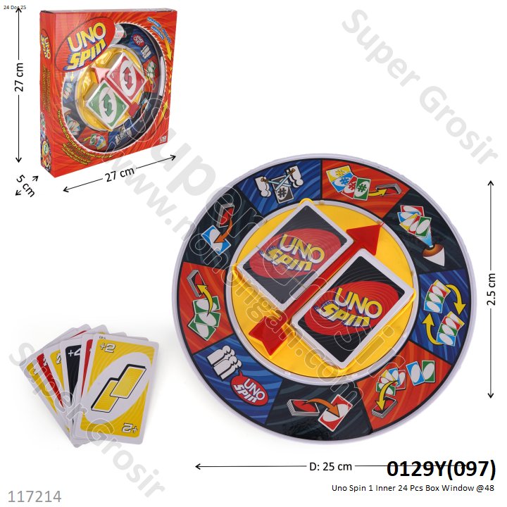 Uno Spin 1 Inner 24 Pcs Box Window @48