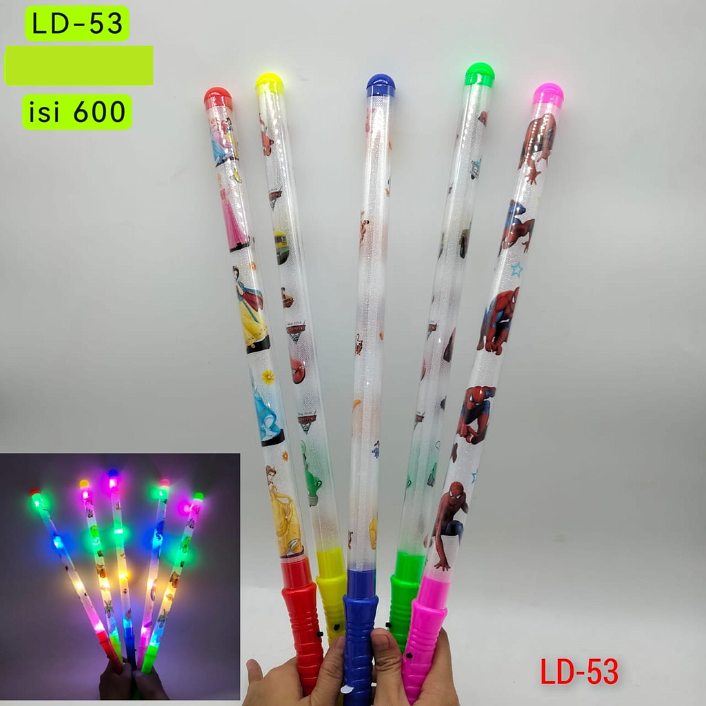 Mainan Tongkat Lampu Labubu Stick Pasir / Patroli Ktg Opp @600
