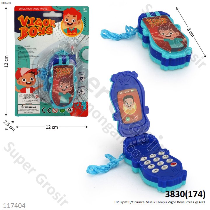HP Lipat B/O Suara Musik Lampu Vigor Boys Press @480