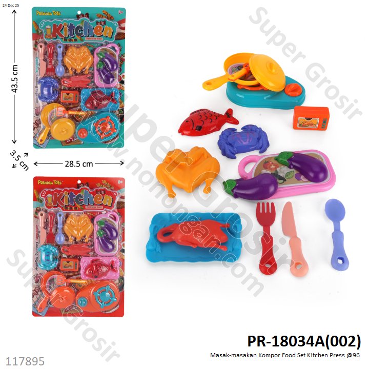 Masak-masakan Kompor Food Set Kitchen Press @96