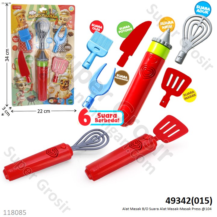 Alat Masak B/O Suara Alat Masak-Masak Press @104