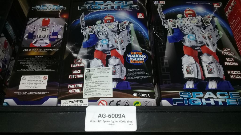 Robot B/O Jalan Space Fighter Box @48