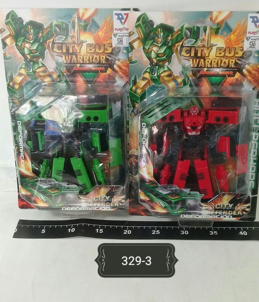 Robot Deform Bus City Bus Warrior Press @72