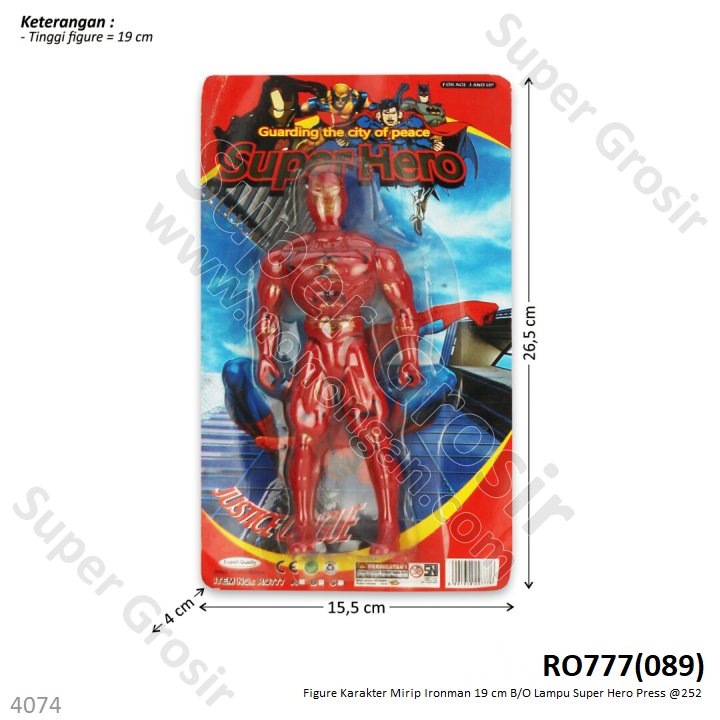 Action Figure Super Hero Mix R0777B Press @252