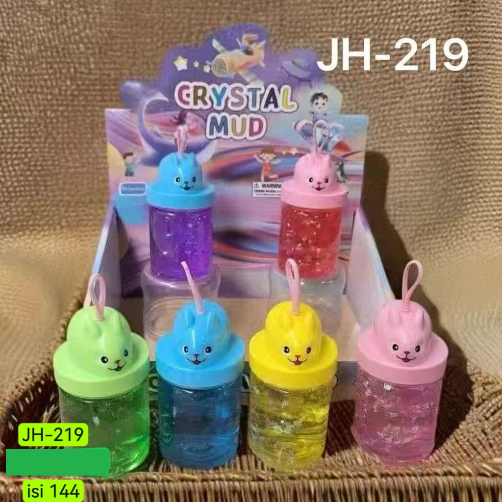 Slime Botol Kelinci Crystal Mud 1 Box 12 Pcs Box @144