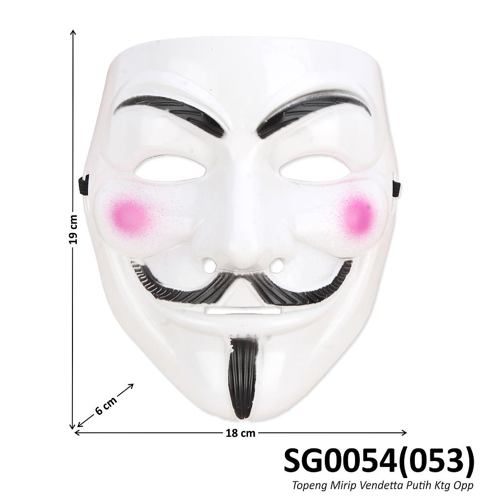 Topeng Vendeta Putih Ktg Opp @400