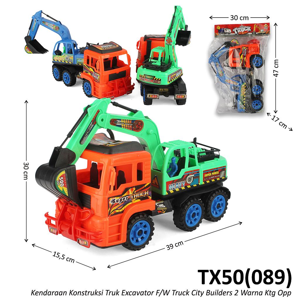Truk Excavator Tronton F/W Truck City Builders 2 Warna Ktg Opp @24