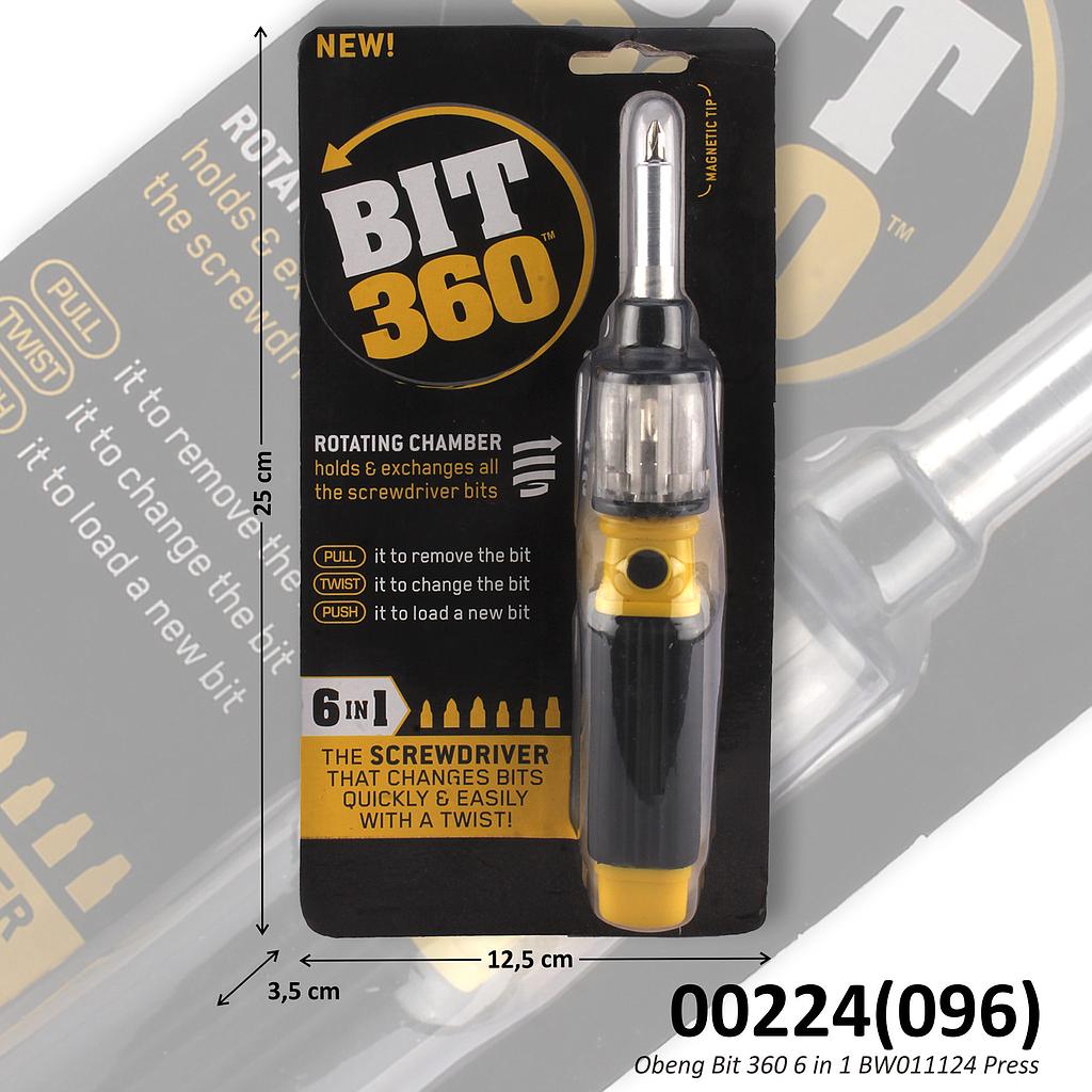 Obeng Bit 360 6 in 1 BW011124 Press @100