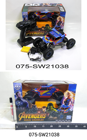 R/C Rock Crawler Avengers Capt.Marvel Box Window @24