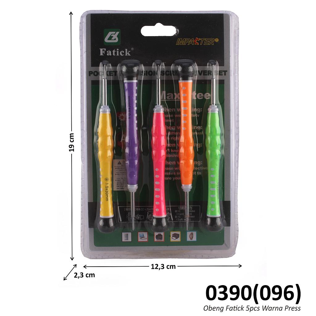 Obeng 5 Pcs Warna Fatick Press @240